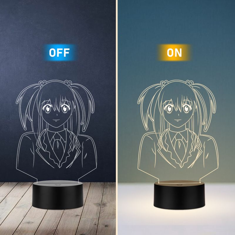 Anime Girl Design Night Lamp